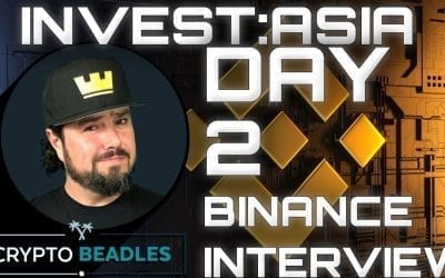 ⎮Binance CFO⎮Behind the scenes of Coindesk Invest Asia Blockchain and Crypto Conference and more!